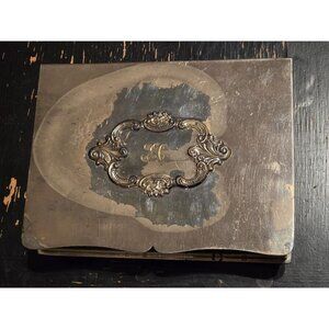 Vintage Wallace Baroque 248 Silverplate Jewelry Trinket Box Organizer